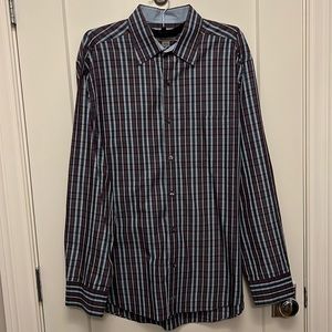 Johnston & Murphy Men's Button Down Shirt, XL